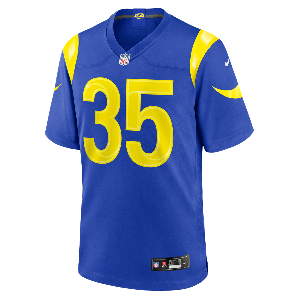 Men's Los Angeles Rams Jaylen Watson Royal Team Game Jersey