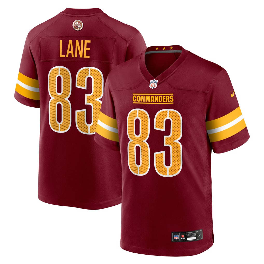 Men's Washington Commanders Jaylin Lane Burgundy Team Game Jersey