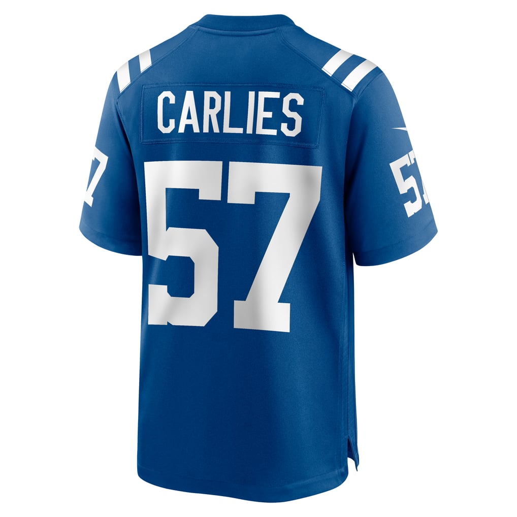 Men's Indianapolis Colts Jaylon Carlies Royal Game Jersey