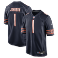Men's Chicago Bears Jaylon Johnson Navy Game Jersey