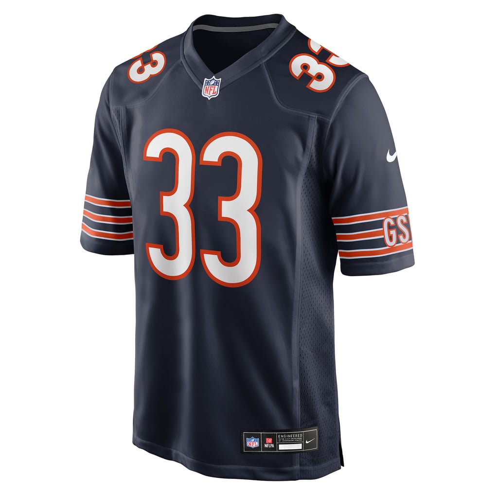 Men's Chicago Bears Jaylon Jones Navy Team Game Jersey