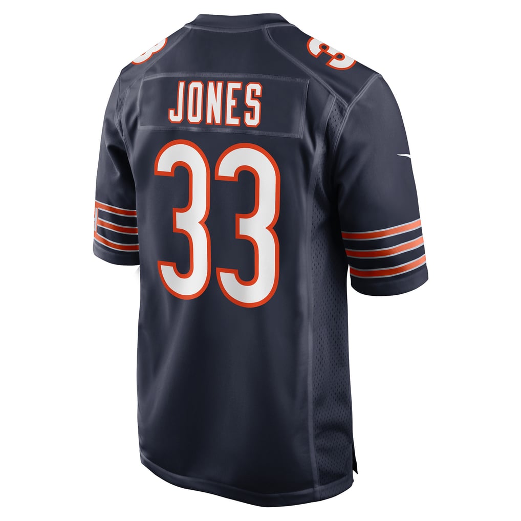 Men's Chicago Bears Jaylon Jones Navy Team Game Jersey