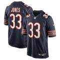 Men's Chicago Bears Jaylon Jones Navy Team Game Jersey
