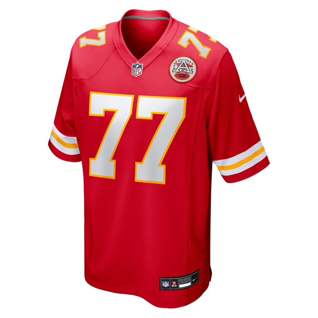 Men's Kansas City Chiefs Jaylon Moore Red Team Game Jersey