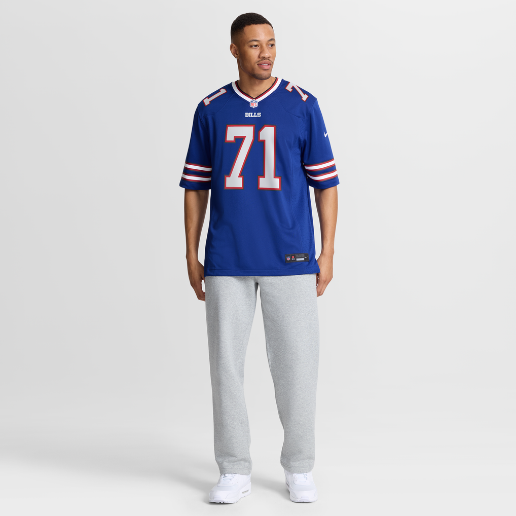 Men's Buffalo Bills Jedrick Wills Jr. Royal Team Game Jersey