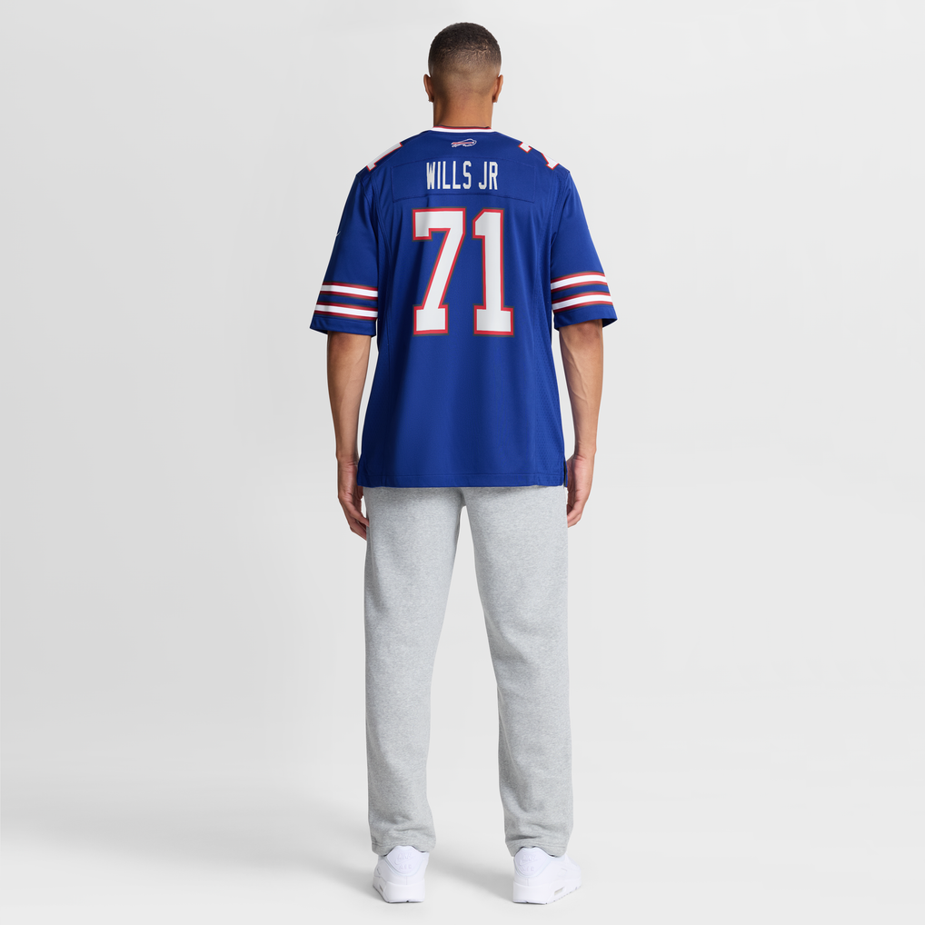 Men's Buffalo Bills Jedrick Wills Jr. Royal Team Game Jersey