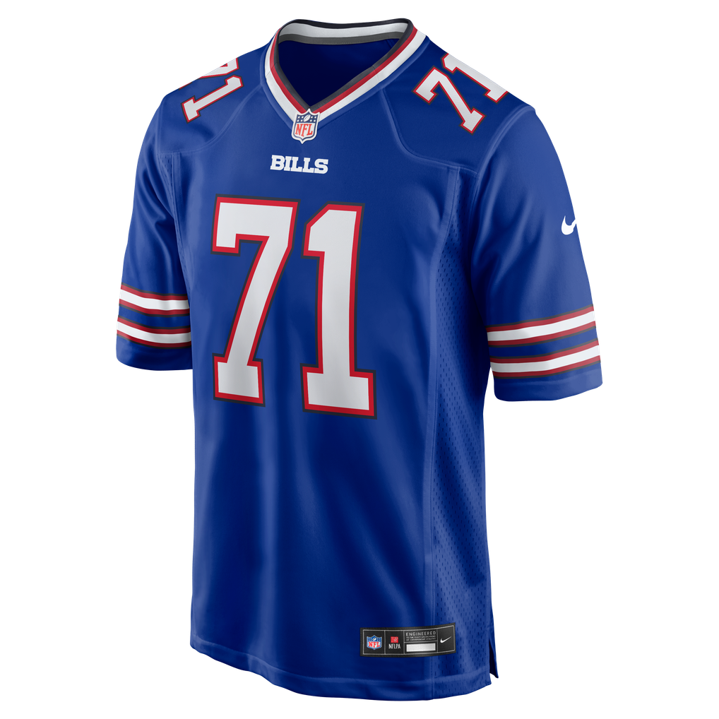 Men's Buffalo Bills Jedrick Wills Jr. Royal Team Game Jersey