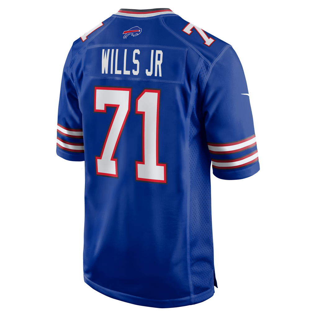 Men's Buffalo Bills Jedrick Wills Jr. Royal Team Game Jersey