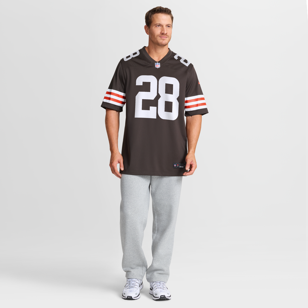 Men's Cleveland Browns Jeremiah Owusu-Koramoah Brown Game Player Jersey