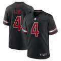 Men's Arizona Cardinals Jeremiyah Love Black Alternate Game Player Jersey