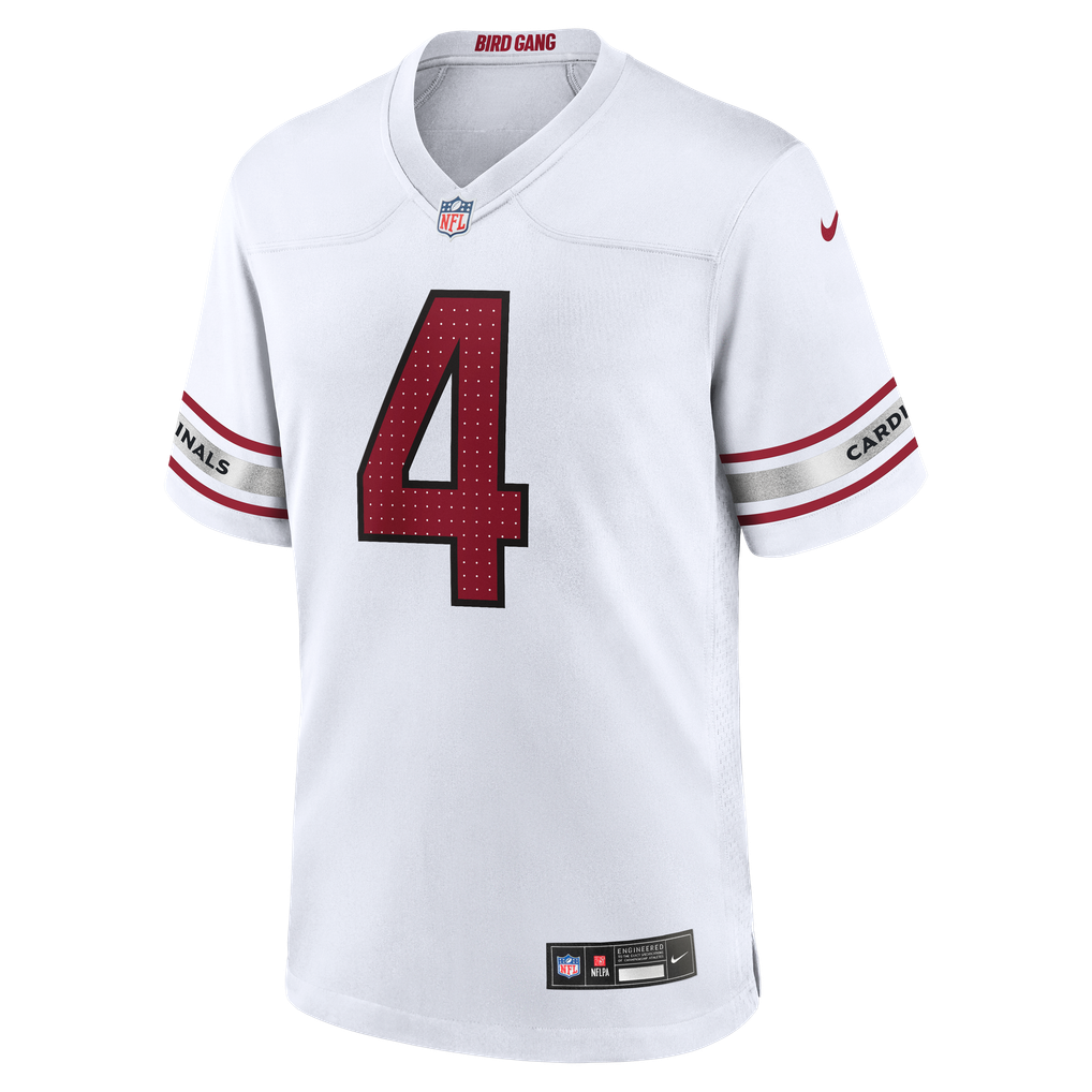 Men's Arizona Cardinals Jeremiyah Love White Game Player Jersey