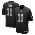Men's Las Vegas Raiders Jeremy Chinn Black Team Game Jersey