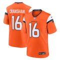 Men's Denver Broncos Jeremy Crawshaw Orange Team Game Jersey