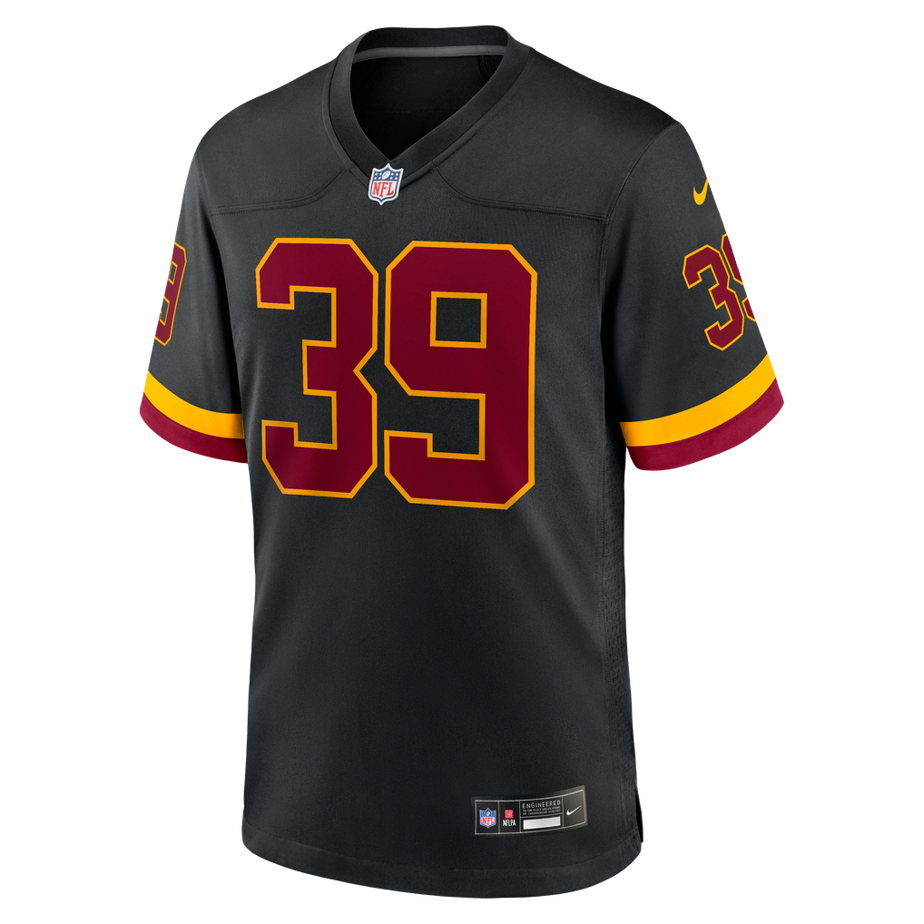 Men's Washington Commanders Jeremy Reaves Black Hail Raiser Alternate Game Jersey