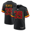 Men's Washington Commanders Jeremy Reaves Black Hail Raiser Alternate Game Jersey