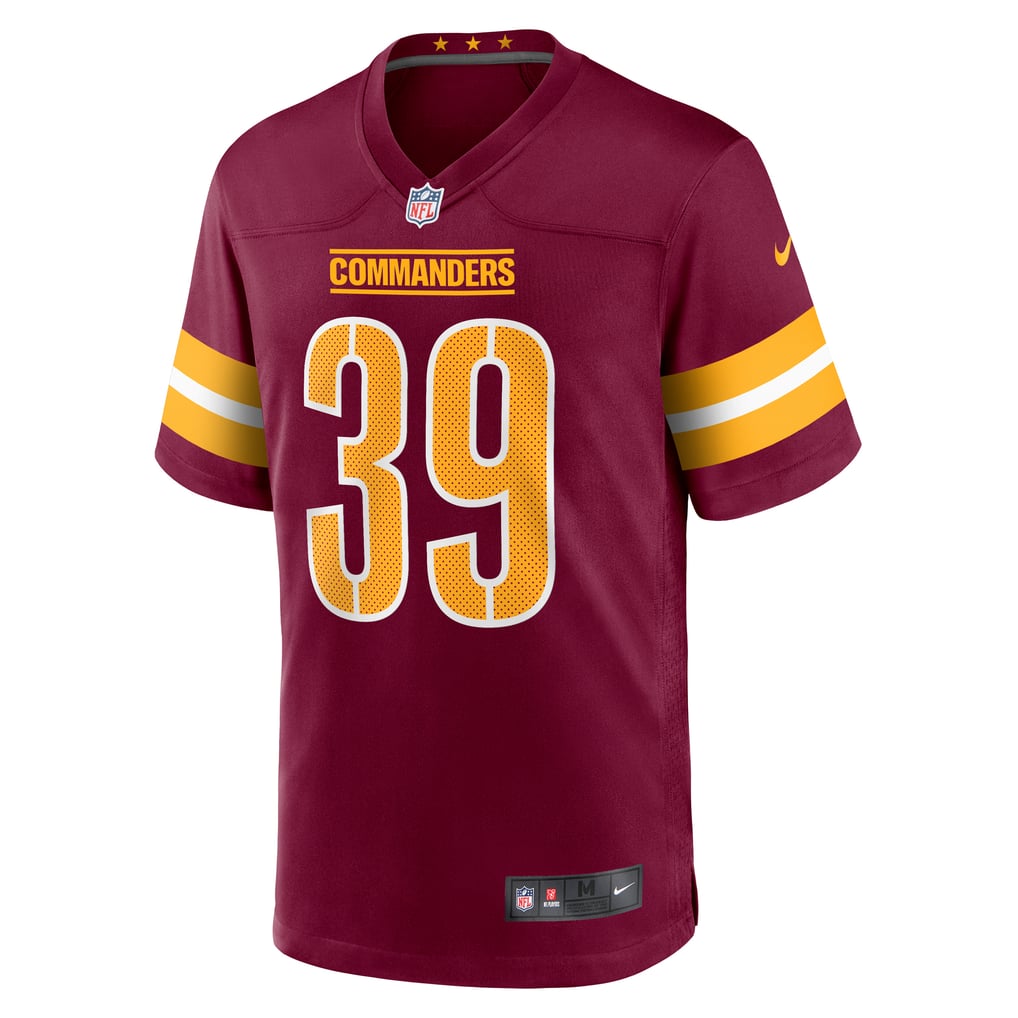 Men's Washington Commanders Jeremy Reaves Burgundy Game Jersey