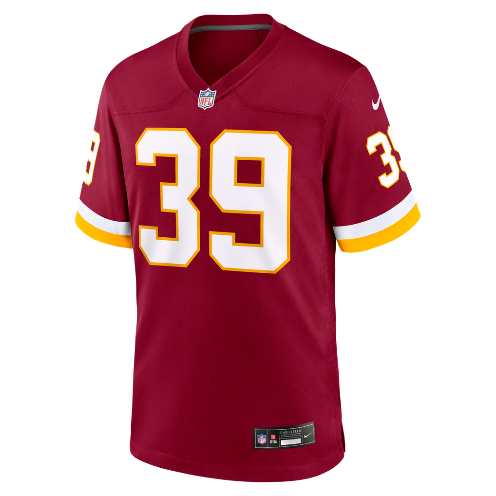 Men's Washington Commanders Jeremy Reaves Burgundy Game Jersey