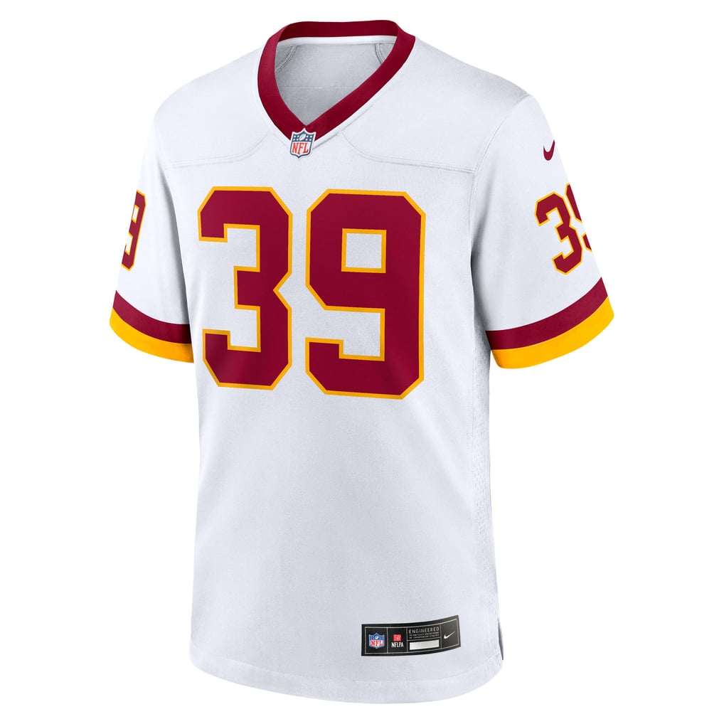 Men's Washington Commanders Jeremy Reaves White Game Super Bowl Era Jersey