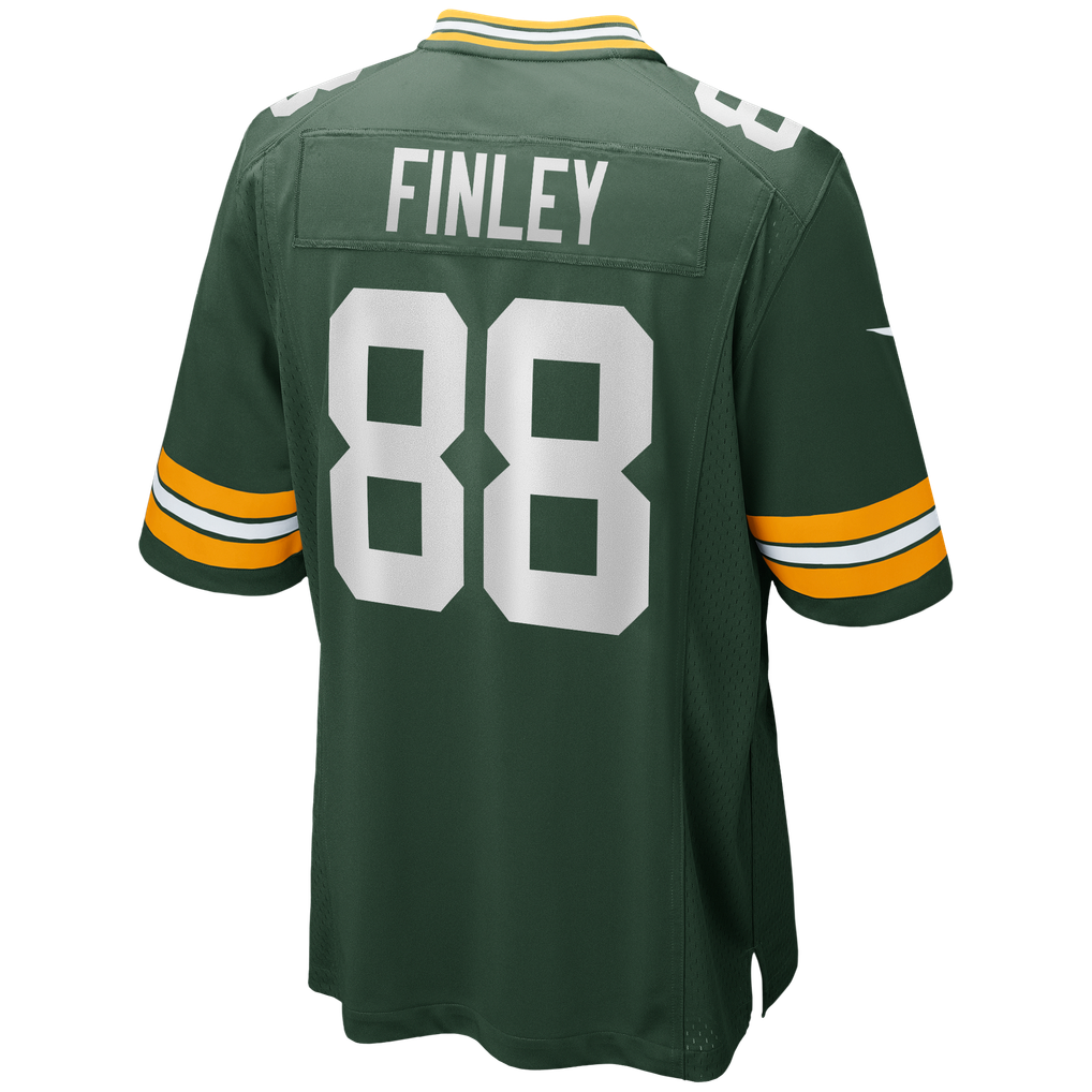 Men's Green Bay Packers Jermichael Finley Green Game Retired Player Jersey