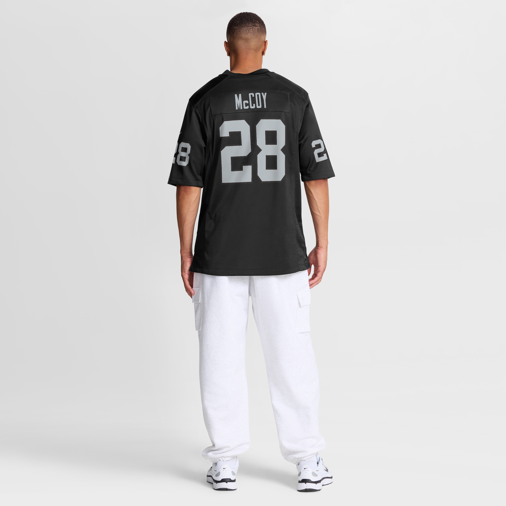 Men's Las Vegas Raiders Jermod McCoy Black Team Game Jersey