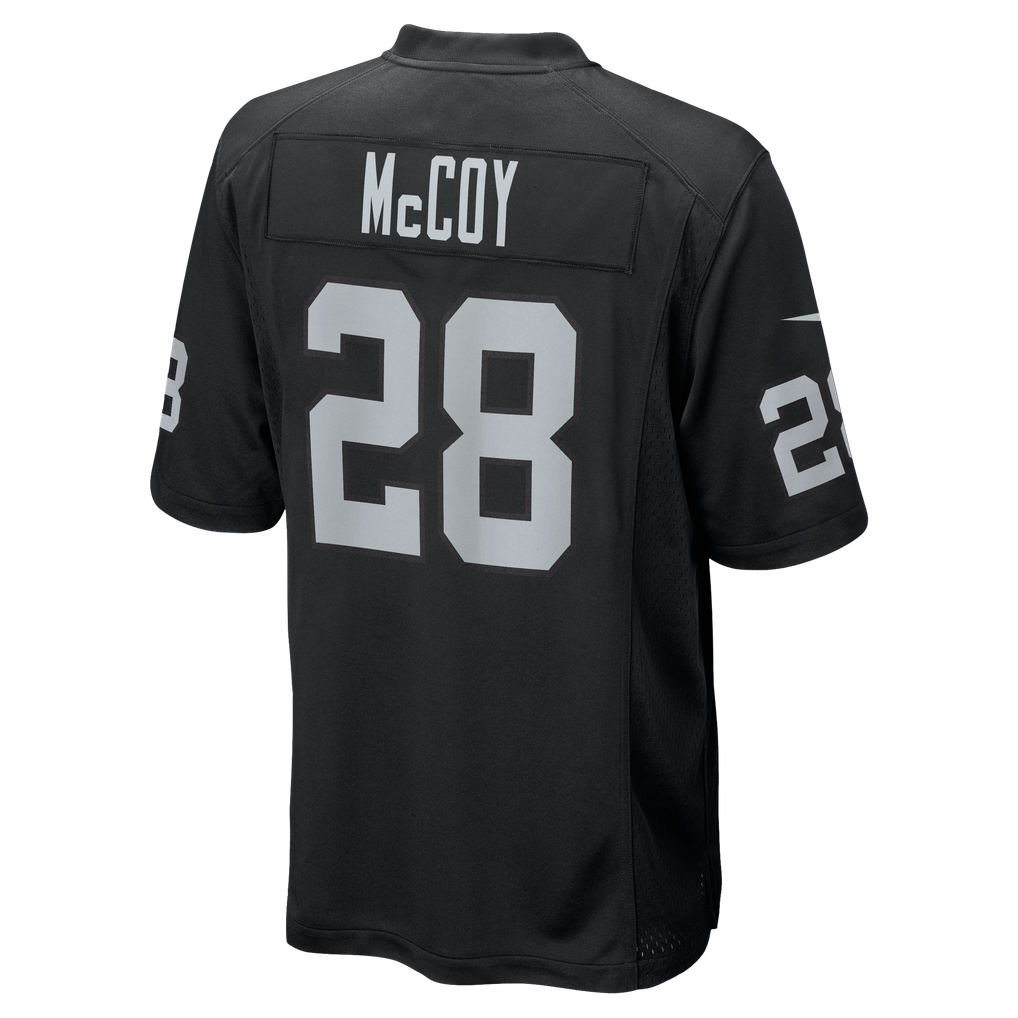Men's Las Vegas Raiders Jermod McCoy Black Team Game Jersey