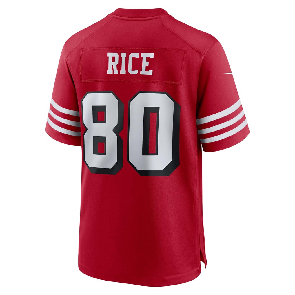 Men's San Francisco 49ers Jerry Rice Scarlet Retired Player Alternate Game Jersey