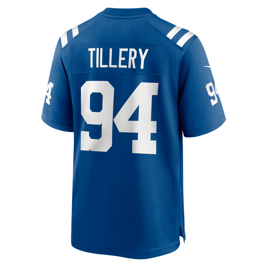 Men's Indianapolis Colts Jerry Tillery Royal Team Game Jersey