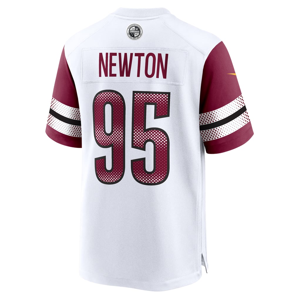Men's Washington Commanders Jer'Zhan Newton White Game Jersey
