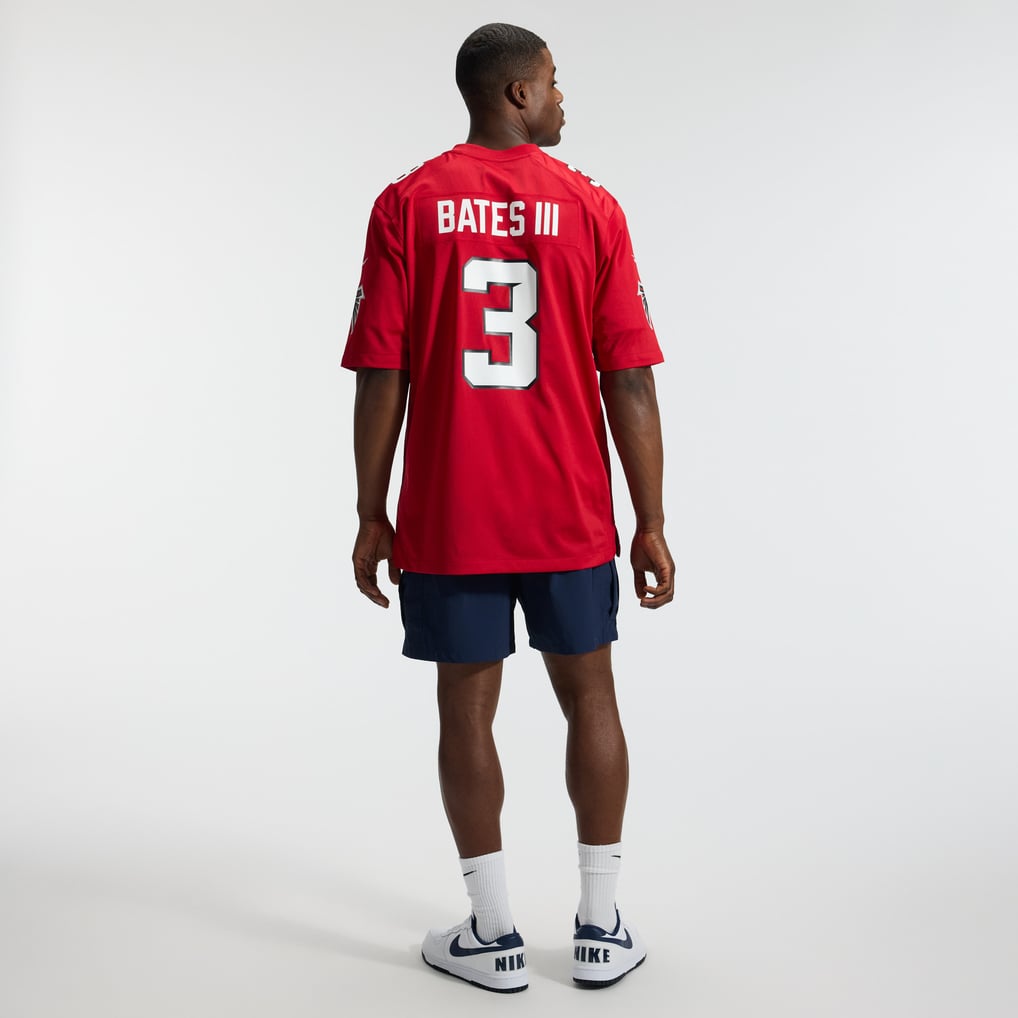 Men's Atlanta Falcons Jessie Bates III Red Game Jersey