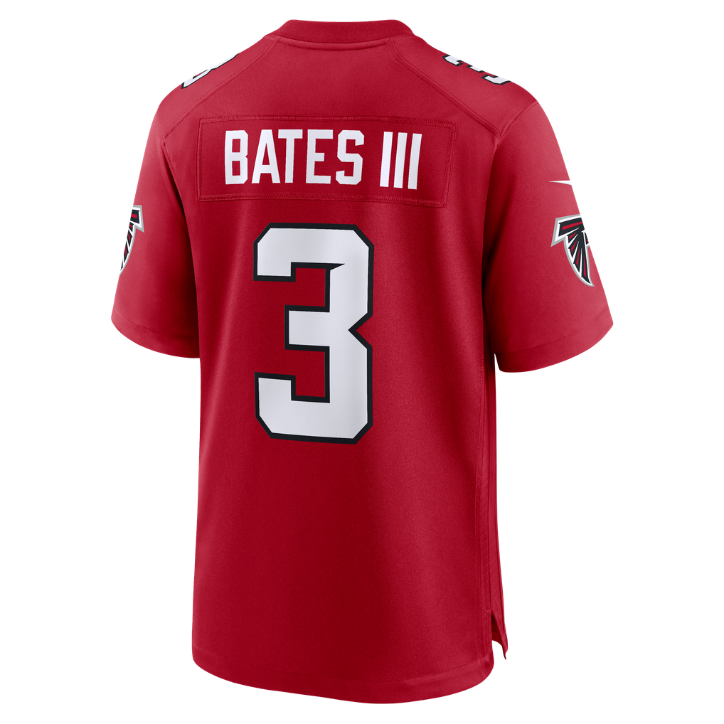Men's Atlanta Falcons Jessie Bates III Red Game Jersey