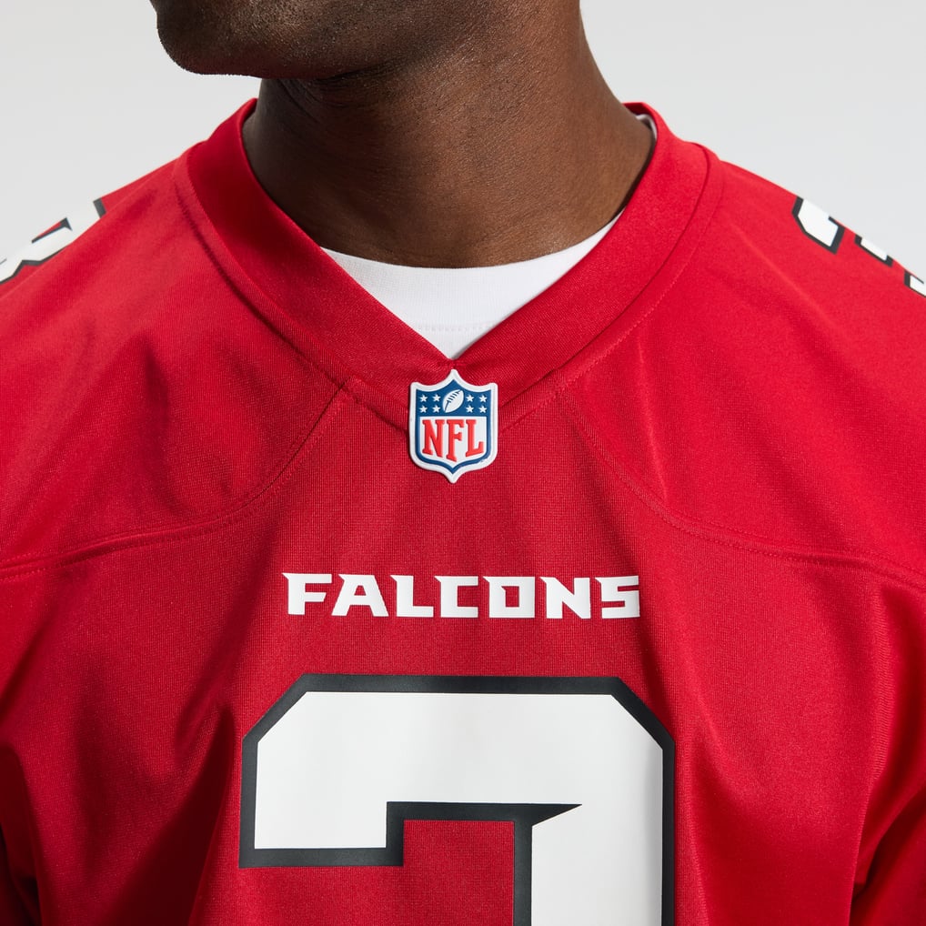 Men's Atlanta Falcons Jessie Bates III Red Game Jersey