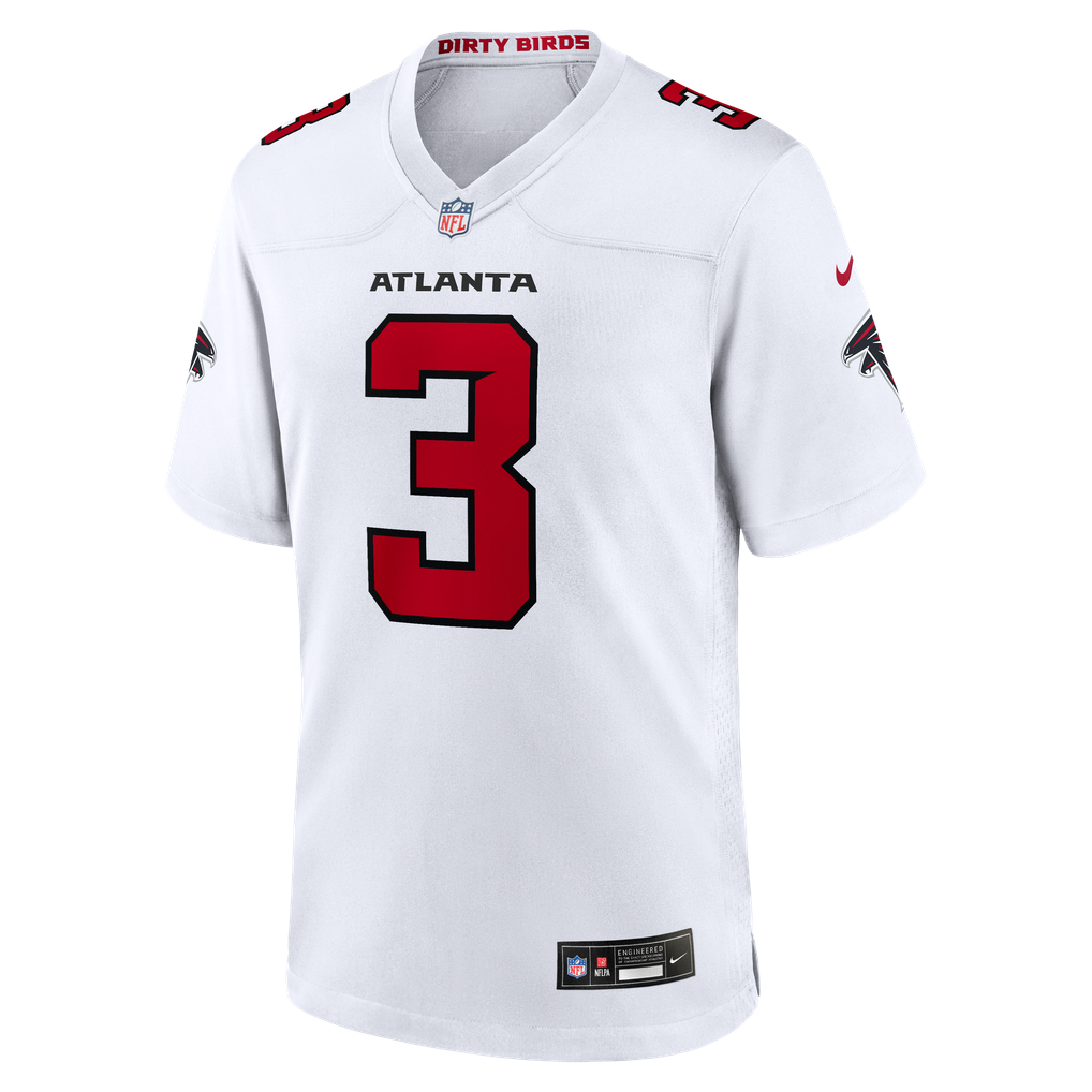 Men's Atlanta Falcons Jessie Bates III White Game Jersey