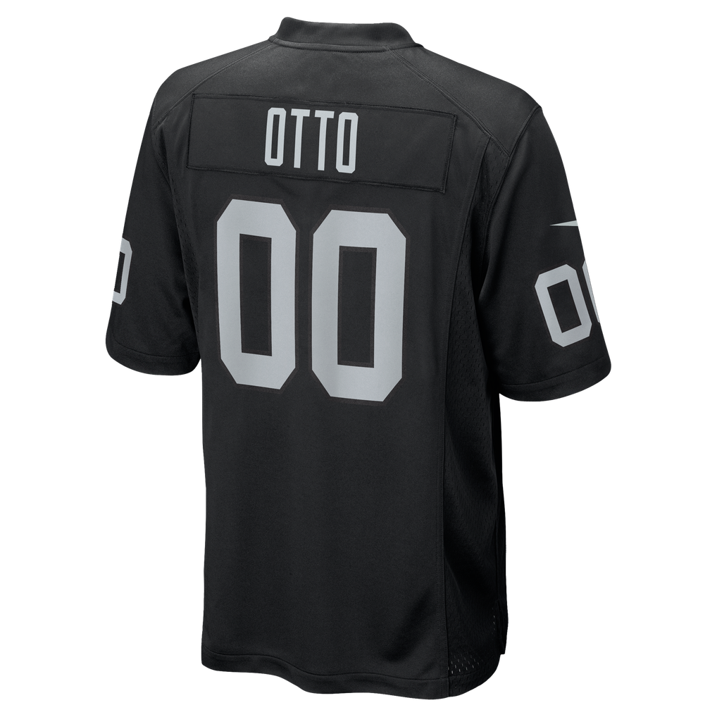 Men's Las Vegas Raiders Jim Otto Black Game Retired Player Jersey