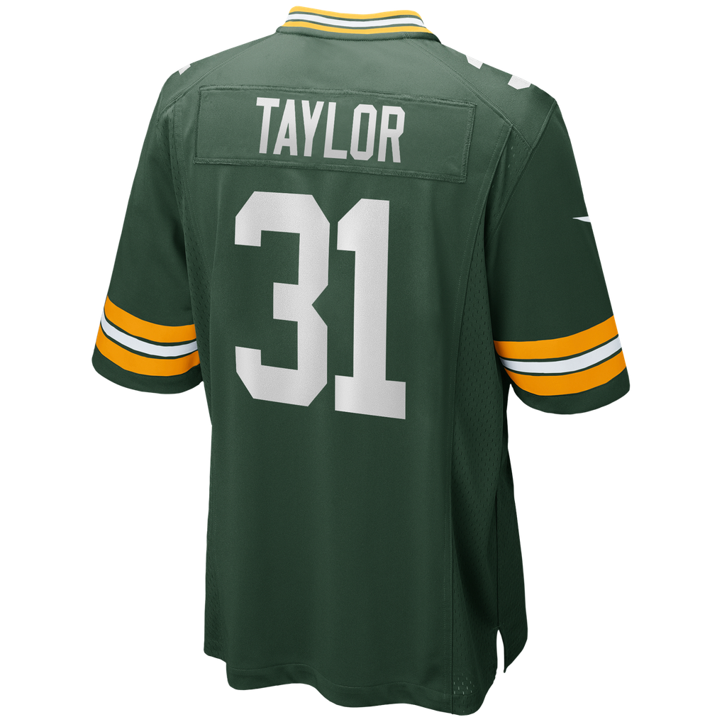Men's Green Bay Packers Jim Taylor Green Game Retired Player Jersey