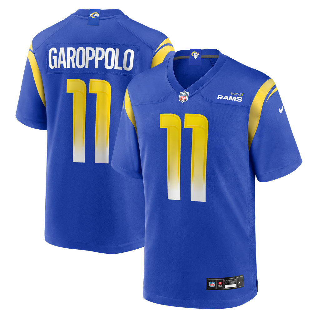 Men's Los Angeles Rams Jimmy Garoppolo Royal Game Jersey