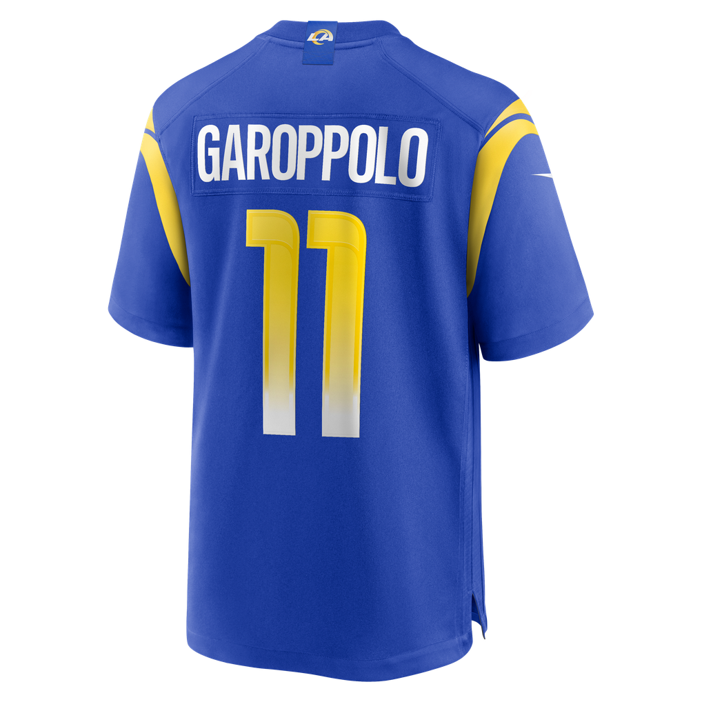 Men's Los Angeles Rams Jimmy Garoppolo Royal Game Jersey