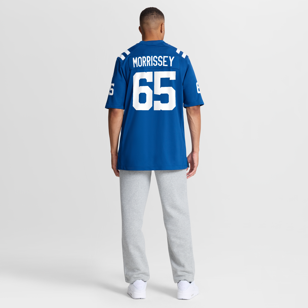 Men's Indianapolis Colts Jimmy Morrissey Royal Team Game Jersey