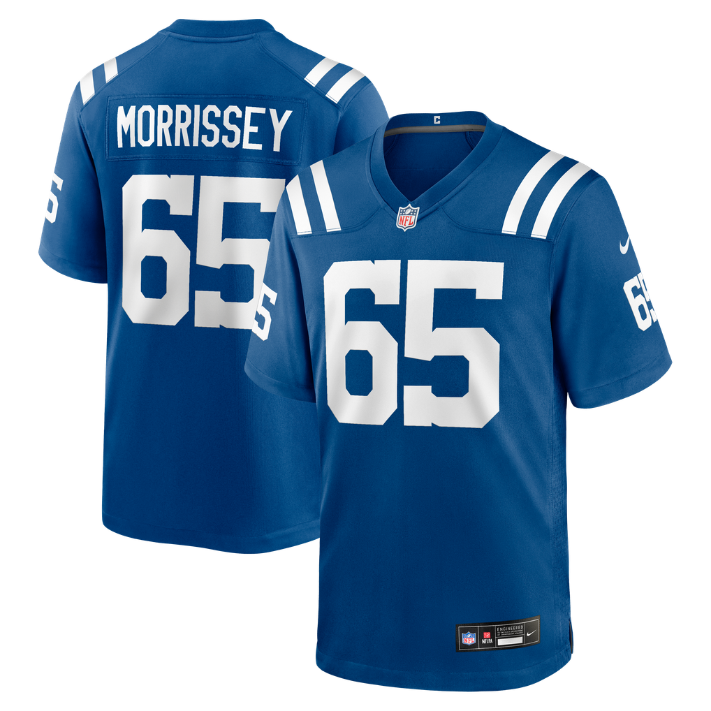 Men's Indianapolis Colts Jimmy Morrissey Royal Team Game Jersey