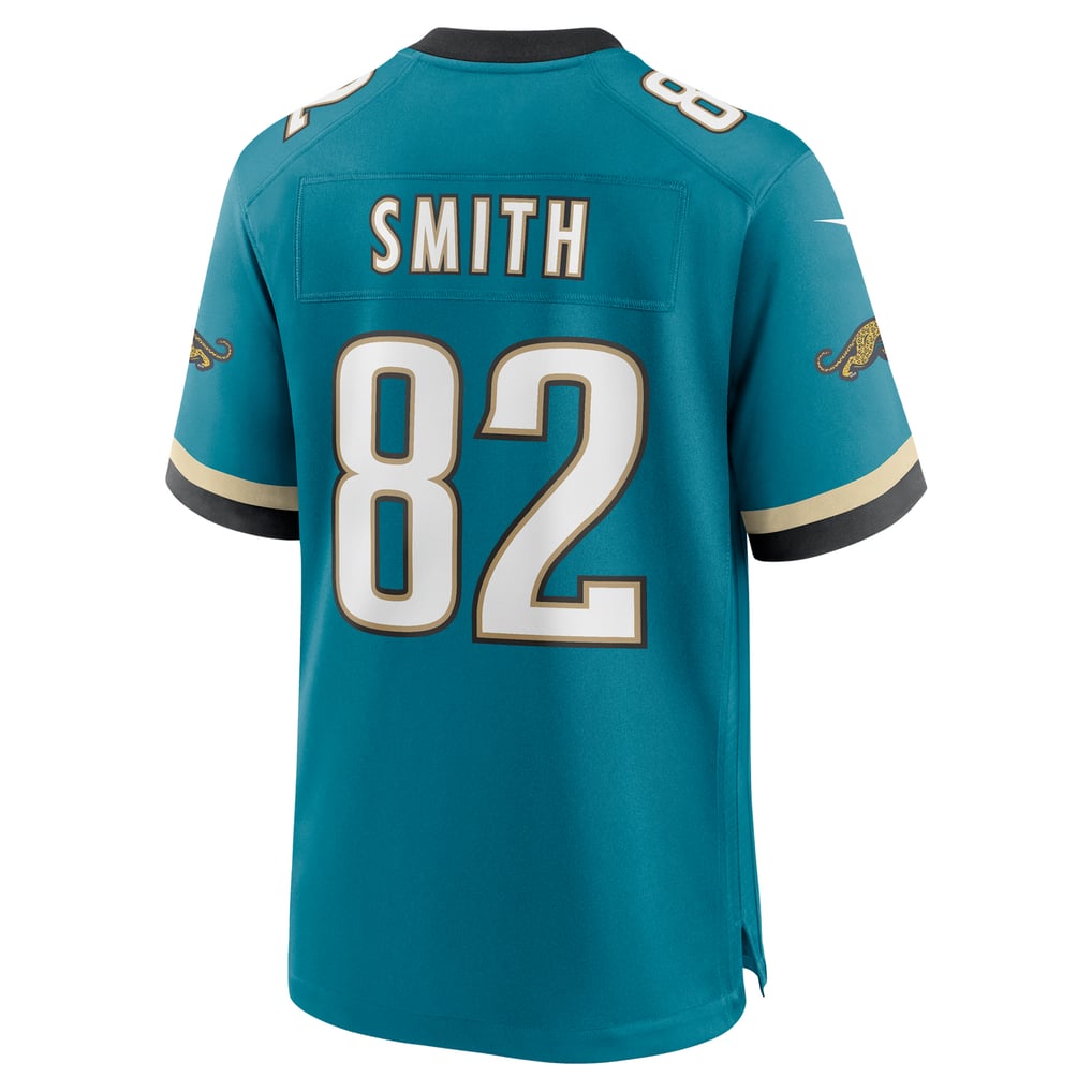 Men's Jacksonville Jaguars Jimmy Smith Teal Retired Player Alternate Game Jersey