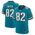 Men's Jacksonville Jaguars Jimmy Smith Teal Retired Player Alternate Game Jersey