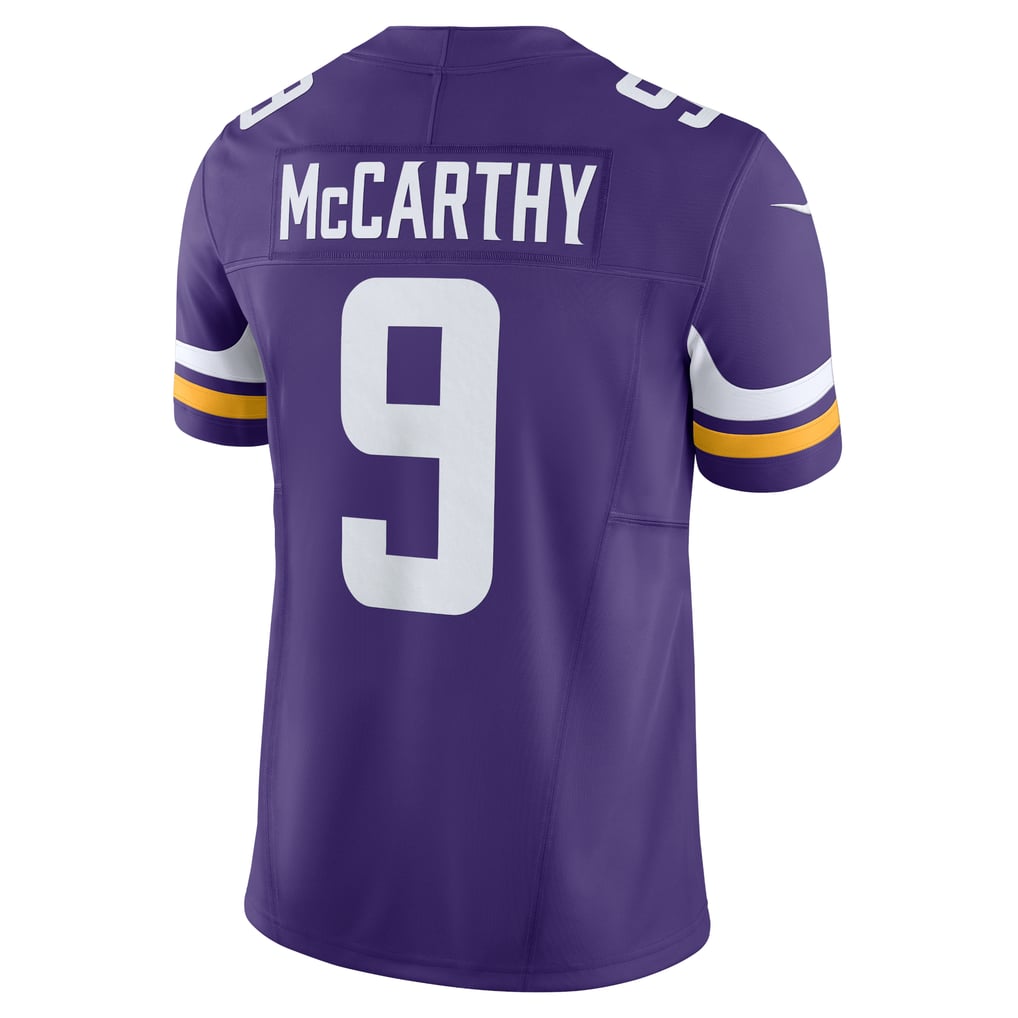 Men's Minnesota Vikings J.J. McCarthy Purple Vapor F.U.S.E. Limited Jersey