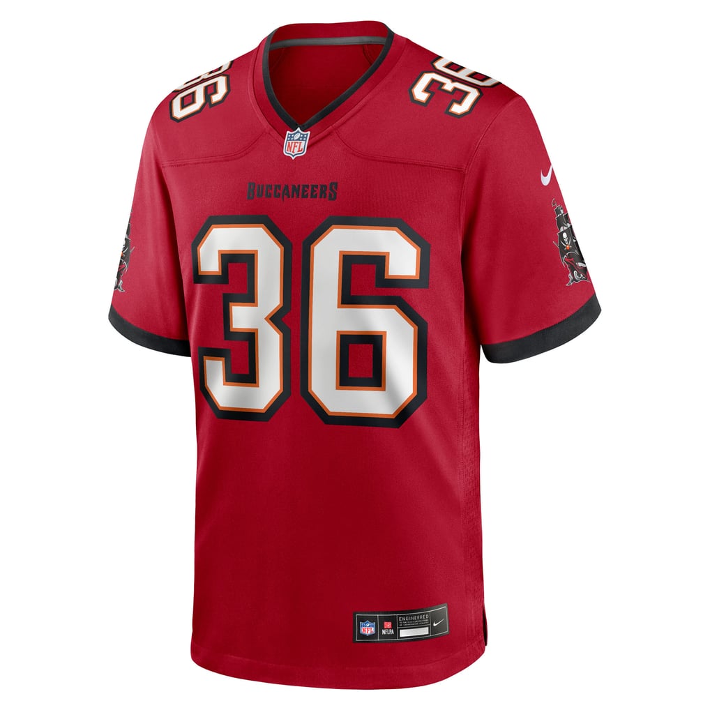 Men's Tampa Bay Buccaneers JJ Roberts Red Team Game Jersey