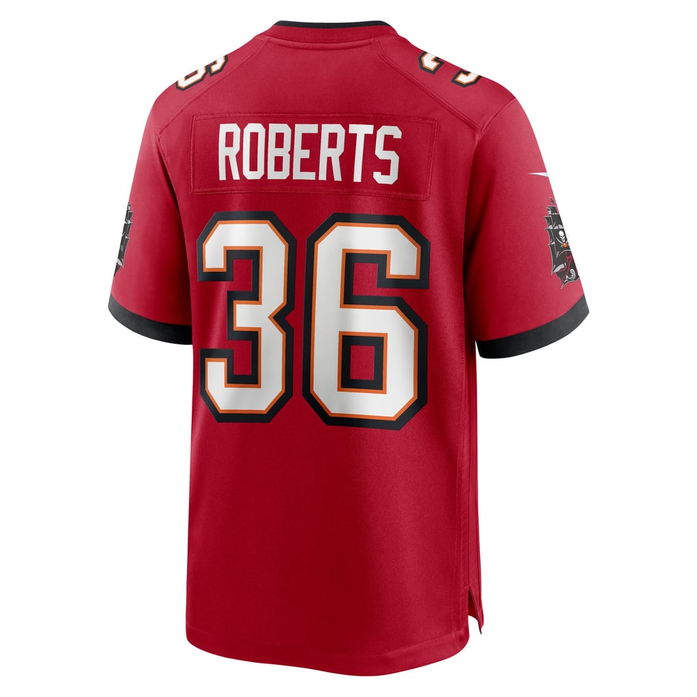 Men's Tampa Bay Buccaneers JJ Roberts Red Team Game Jersey