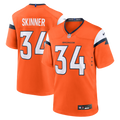 Men's Denver Broncos JL Skinner Orange Team Game Jersey