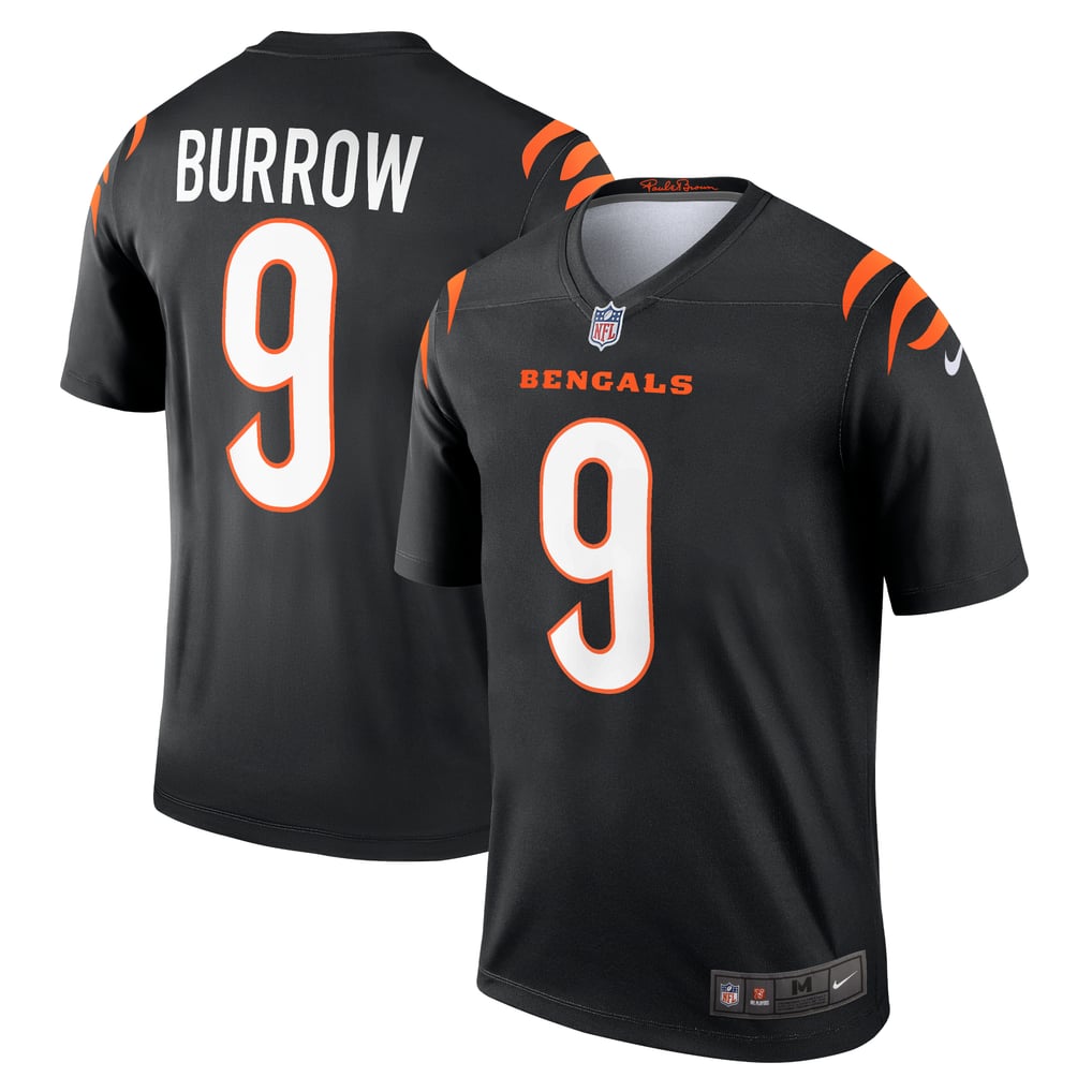 Men's Cincinnati Bengals Joe Burrow Black Legend Player Performance Top
