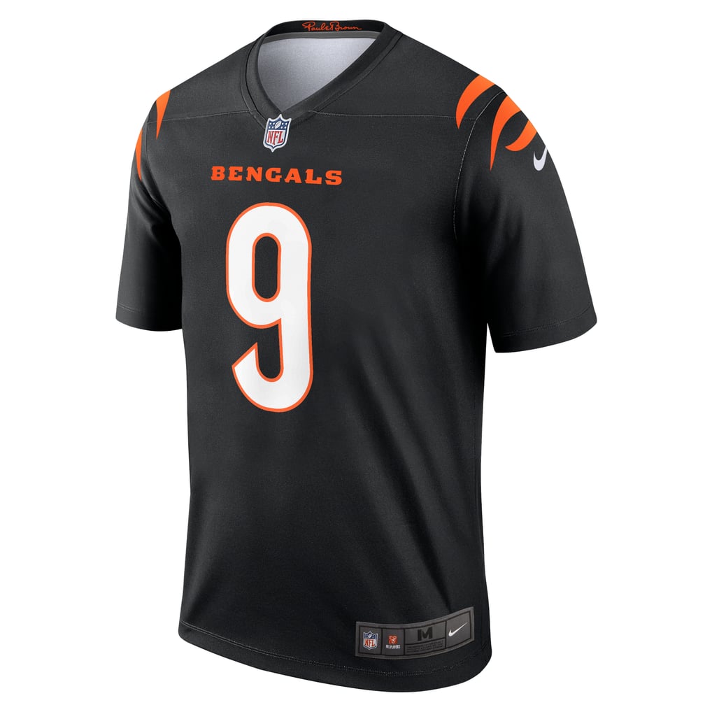 Men's Cincinnati Bengals Joe Burrow Black Legend Player Performance Top
