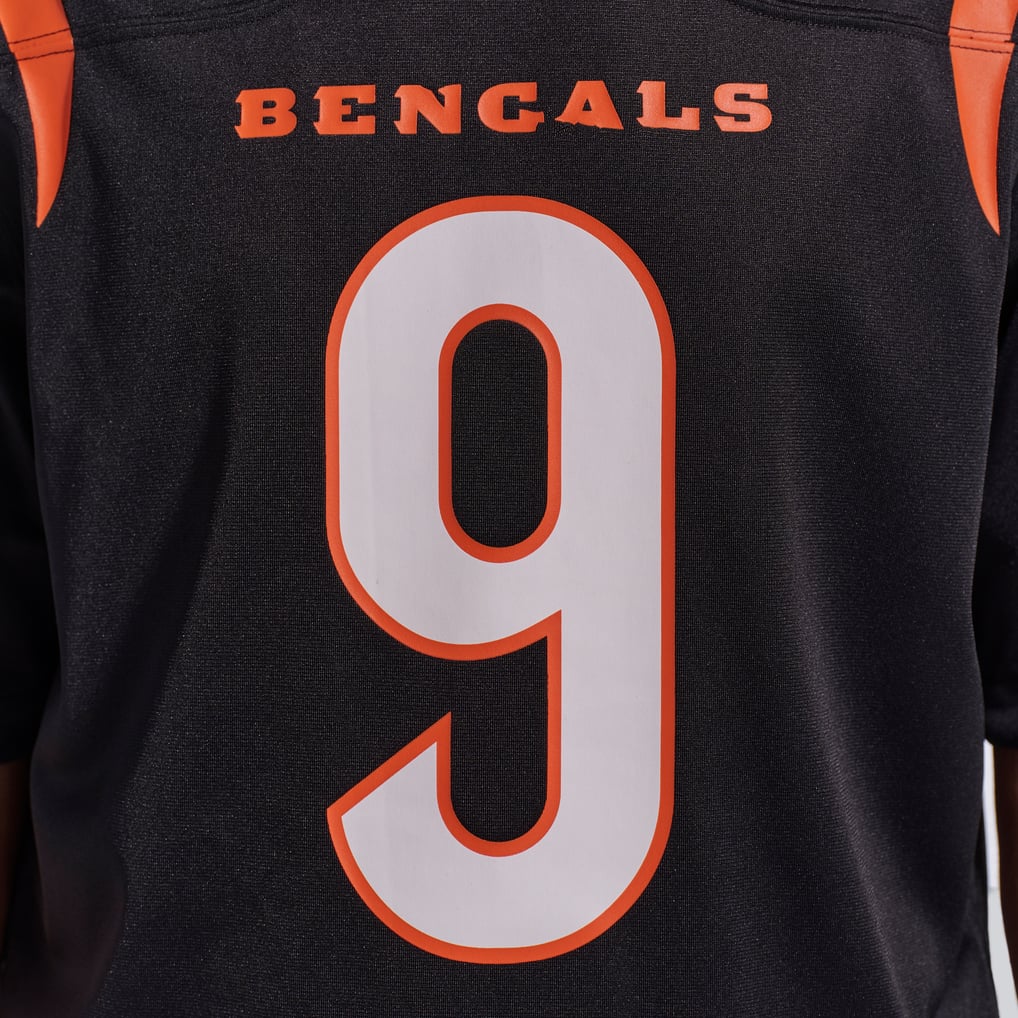 Men's Cincinnati Bengals Joe Burrow Black Player Game Jersey