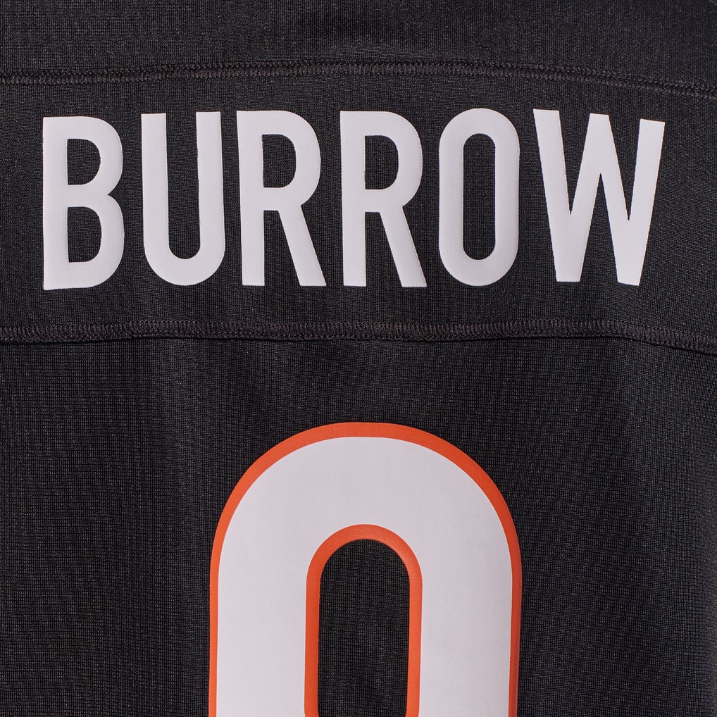 Men's Cincinnati Bengals Joe Burrow Black Player Game Jersey