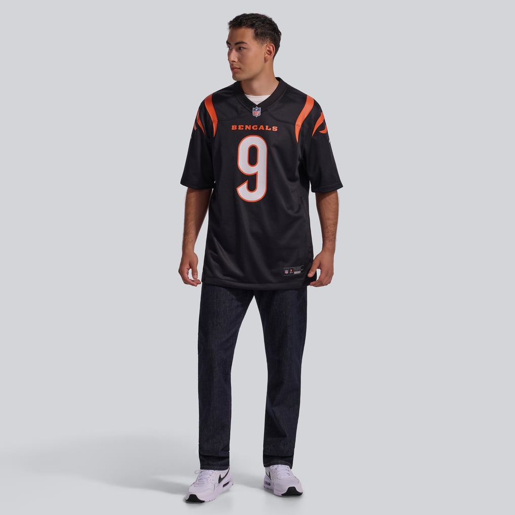 Men's Cincinnati Bengals Joe Burrow Black Player Game Jersey