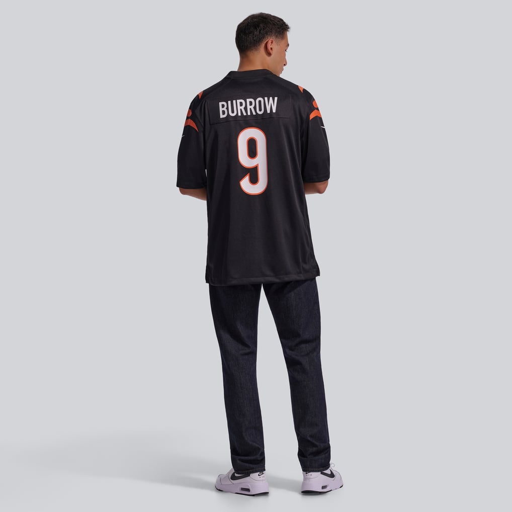 Men's Cincinnati Bengals Joe Burrow Black Player Game Jersey